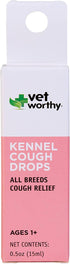 Vet Worthy Kennel Cough Cat and Dog Supplement - .5 oz Liquid Bottle  