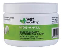 Vet Worthy Skin & Coat Hide A Pill Dough Dog Supplements - 4 Oz  