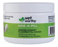 Vet Worthy Skin & Coat Hide A Pill Dough Dog Supplements - 4 Oz
