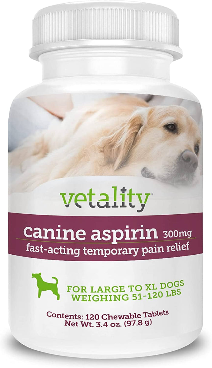 Vetality Canine Aspirin Large-Xl Dogs 51-120 Lbs - Large / Extra Large - 120 Count