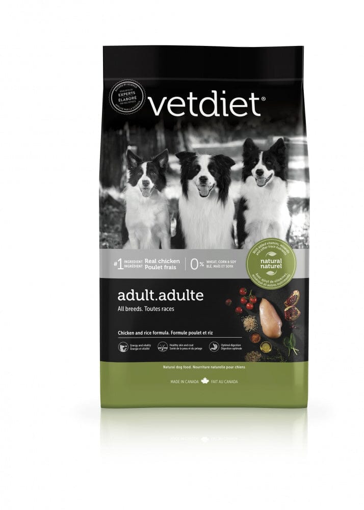 Vetdiet Chicken & Rice Formula Adult All Breeds Dry Dog Food  