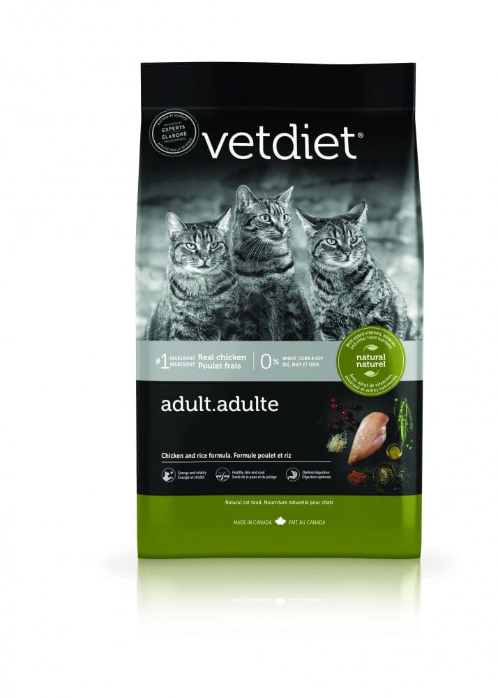 Vetdiet Chicken & Rice Formula Adult Dry Cat Food  