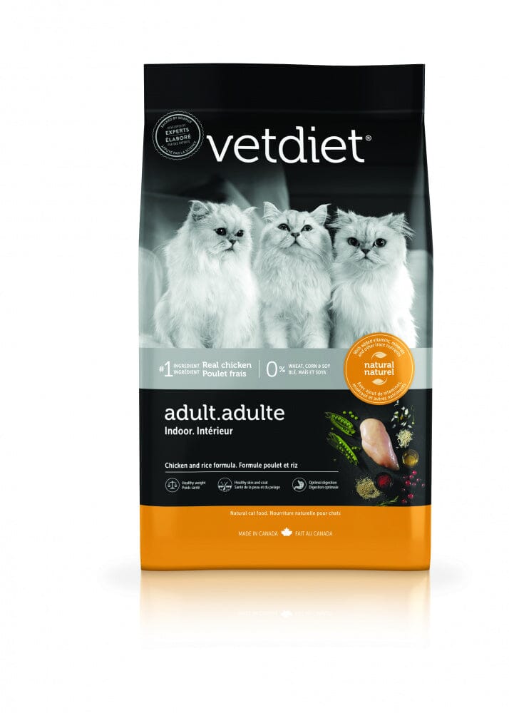 Vetdiet Chicken & Rice Formula Adult Indoor Dry Cat Food  