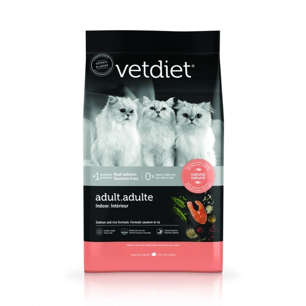 Vetdiet Salmon & Rice Formula Adult Indoor Dry Cat Food  