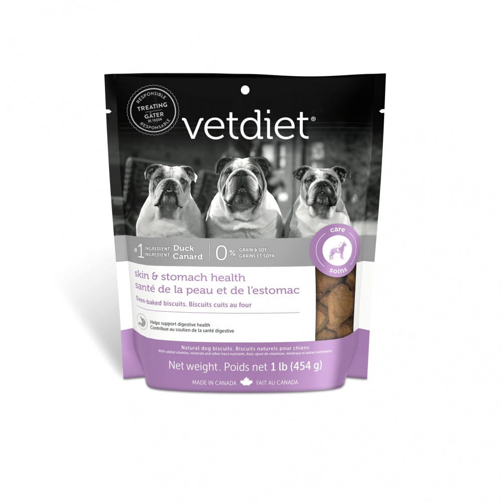 Vetdiet Skin & Stomach Health Duck Dog Biscuits  