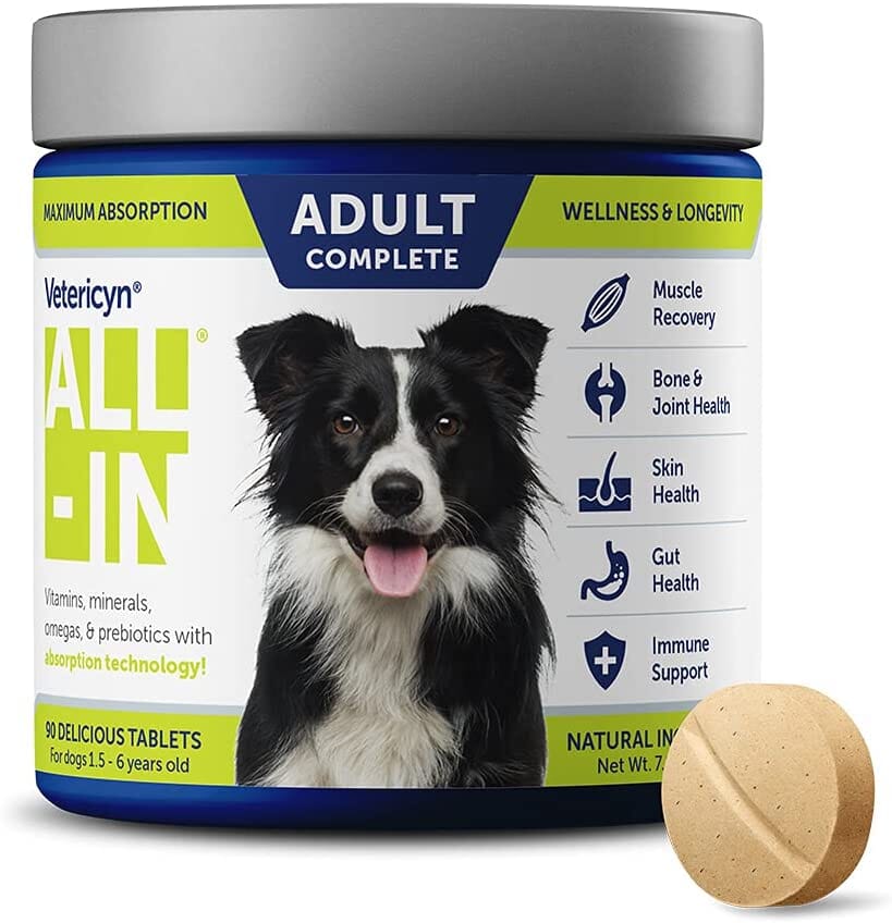 Vetericyn All In Adult Dog Supplements - 90 Count  