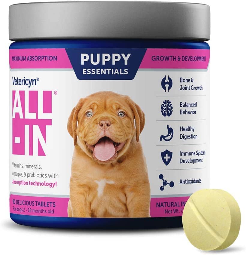 Vetericyn All In Puppy Supplements - 90 Count  