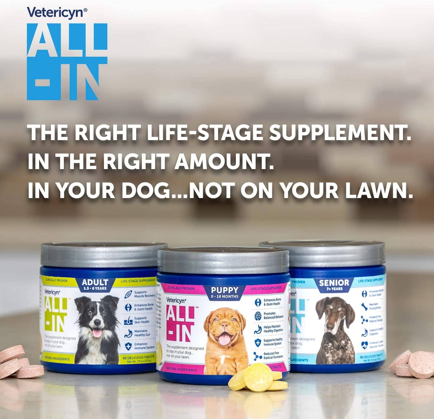 Vetericyn All In Puppy Supplements - 90 Count  