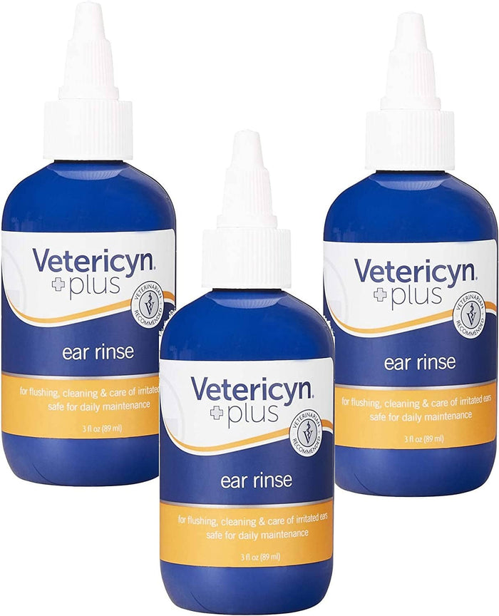 Vetericyn Plus Antimicrobial Ear Rinse Dog Ear Care - 3 Oz