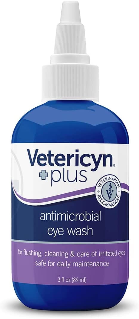 Vetericyn Plus Antimicrobial Eye Wash Dog Eye Care - 3 Oz  