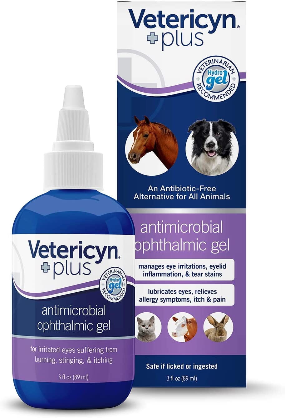 Vetericyn Plus Antimicrobial Ophthalmic Gel Dog Eye Care - 3 Oz  