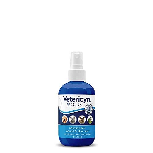 Vetericyn Plus Antimicrobial Wound & Skin Care Veterinary Supplies Sprays/Daubers - 3 Oz