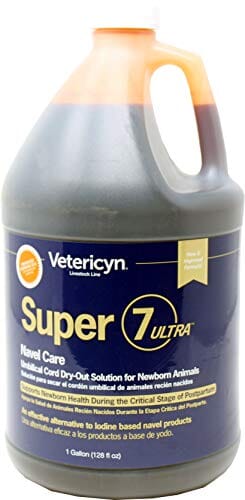 Vetericyn Super 7 Ultra Navel Care Veterinary Supplies Sprays/Daubers - 1 Gal  