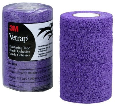 Vetrap Bandaging Tape - Purple - 4 In X 5 Yd - 18 Pack