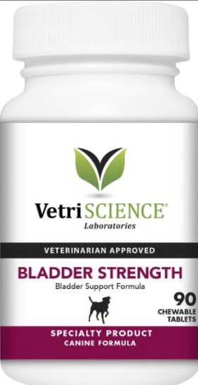 Vetriscience Labs Bladder Chewable Tablets Bottle Dog Supplements  