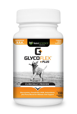 Vetriscience Labs GlycoFlex Plus Tablet Hip and Joint Dog Supplements - 120 ct Bottle