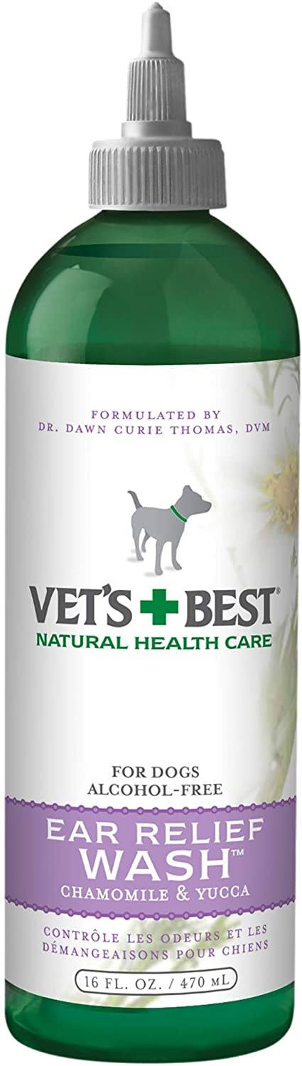 Vet's Best Ear Relief Wash Dog and Cat Ear Wash Relief - 16 oz  