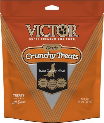 Victor Crunchy Dog Treats with Turkey - 14 oz  