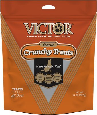 Victor Crunchy Dog Treats with Turkey - 14 oz