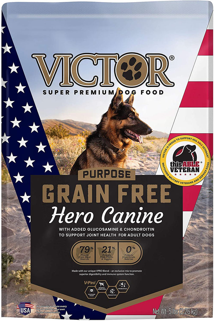 Victor Grain Free Hero Formula Dry Dog Food - 5 lb Bag