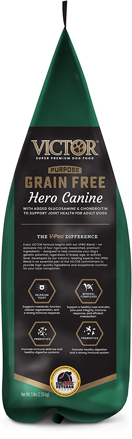 Victor Grain Free Hero Formula Dry Dog Food - 5 lb Bag  