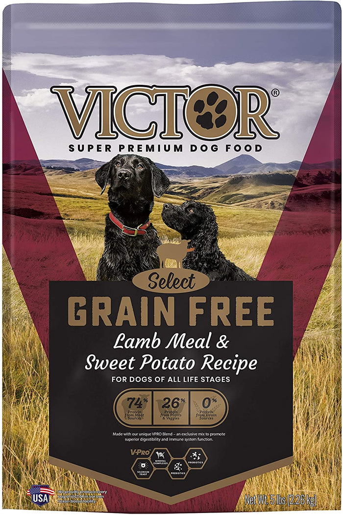 Victor Grain Free Lamb Meal Dry Dog Food - 5 lb Bag