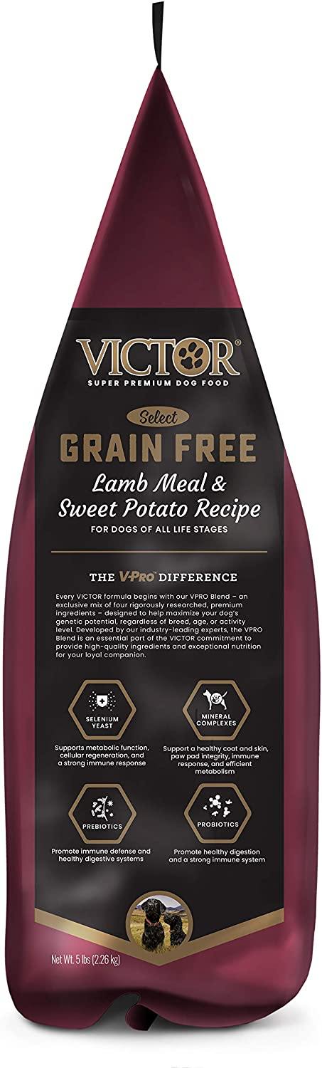 Victor Grain Free Lamb Meal Dry Dog Food - 5 lb Bag  