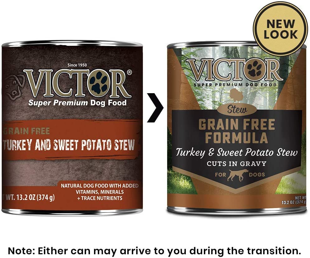 Victor Grain Free Turkey & Sweet Potato Stew Canned Dog Food - 13.2 oz - Case of 12  