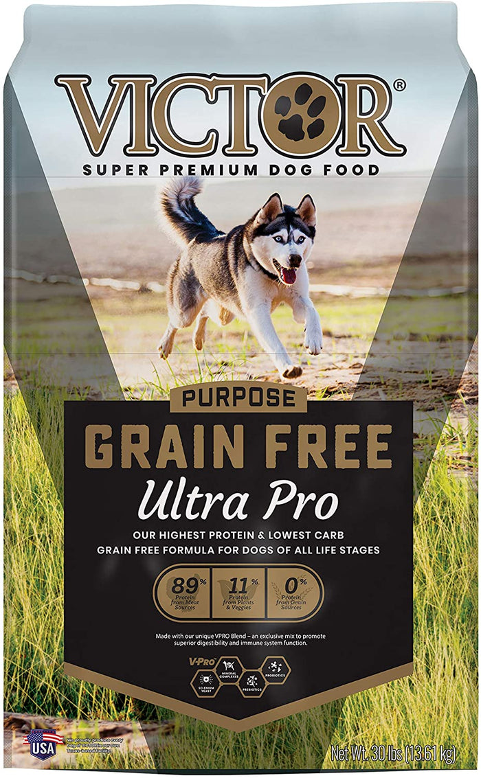 Victor Grain Free Ultra Pro Formula Dry Dog Food - 30 lb Bag