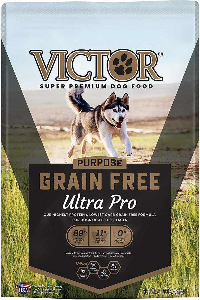 Victor Grain Free Ultra Pro Formula Dry Dog Food - 5 lb Bag