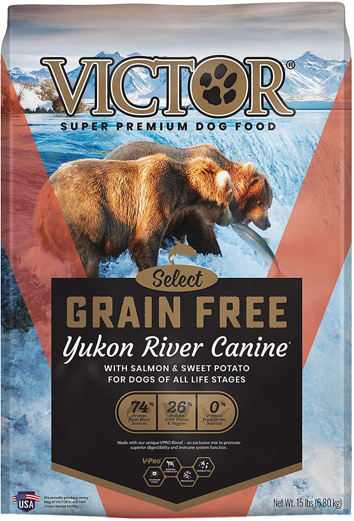 Victor Grain Free Yukon River Formula Dry Dog Food - 15 lb Bag