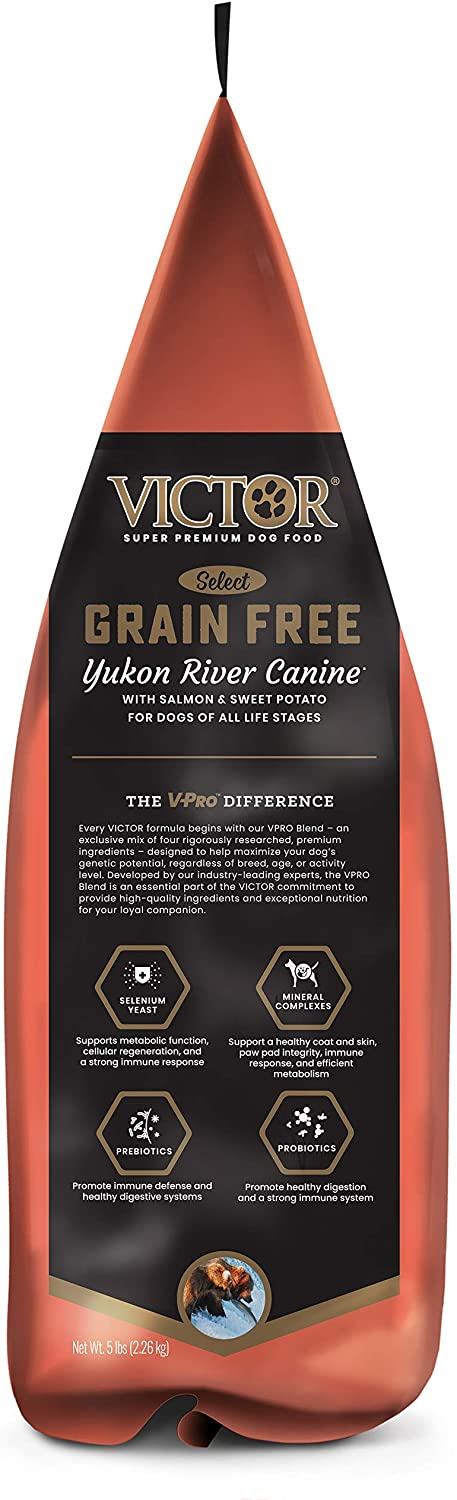 Victor Grain Free Yukon River Formula Dry Dog Food - 5 lb Bag  