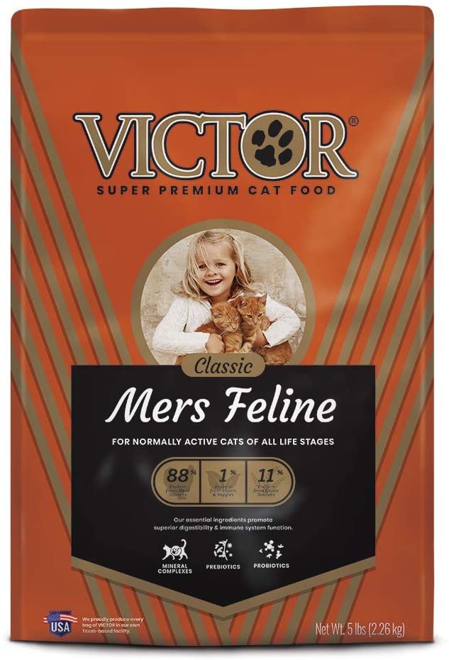 Victor Mer's Classic Feline Dry Cat Food - 5 lb Bag  