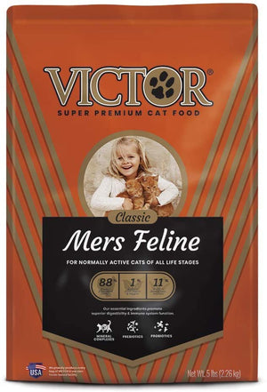 Victor Mer's Classic Feline Dry Cat Food - 5 lb Bag