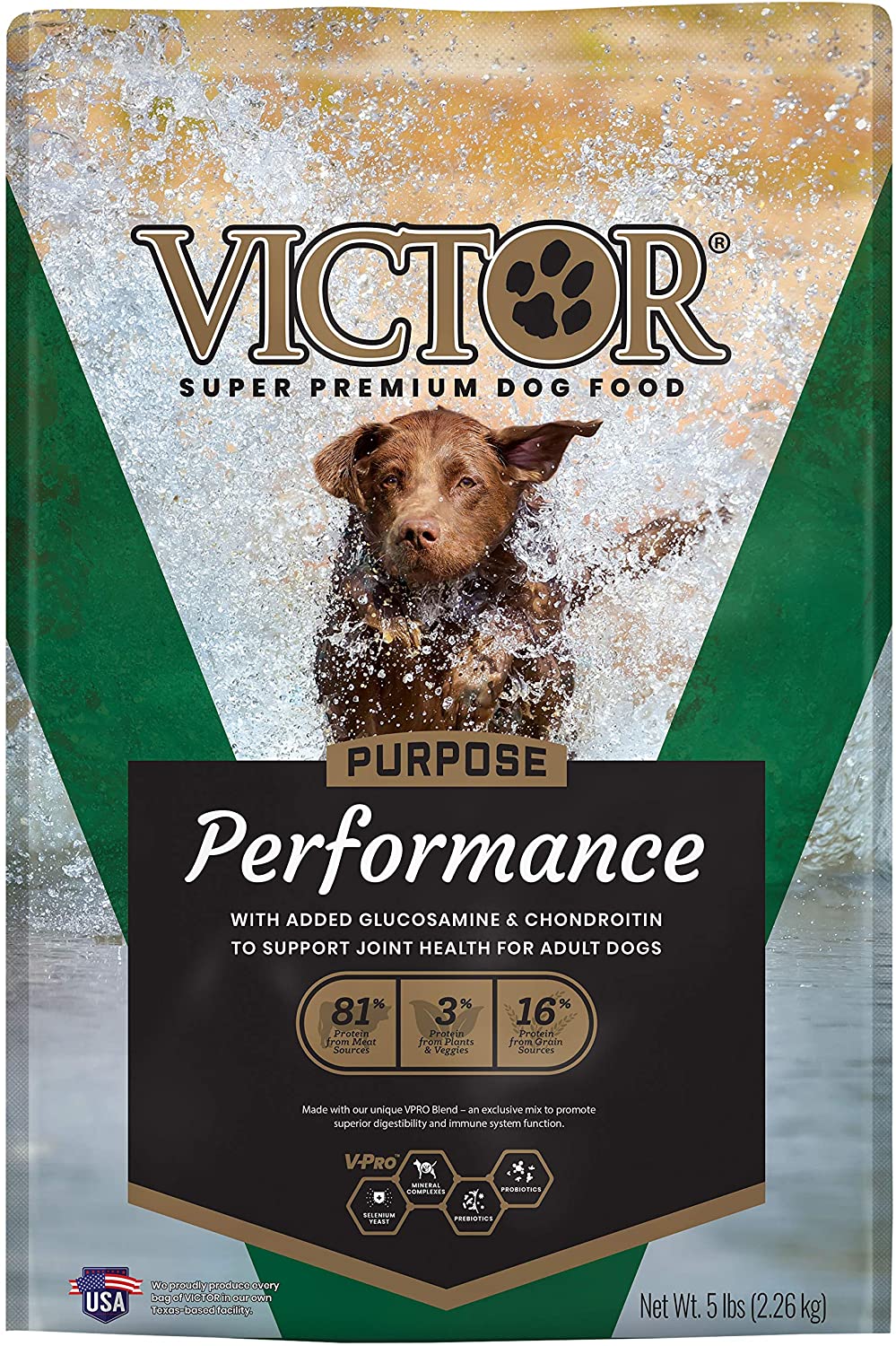 Victor Performance Formula Dry Dog Food - 5 lb Bag  