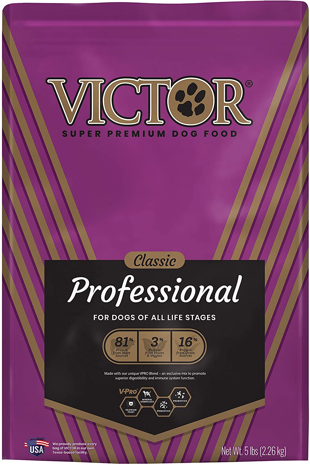 Victor Professional Formula Dry Dog Food - 5 lb Bag  