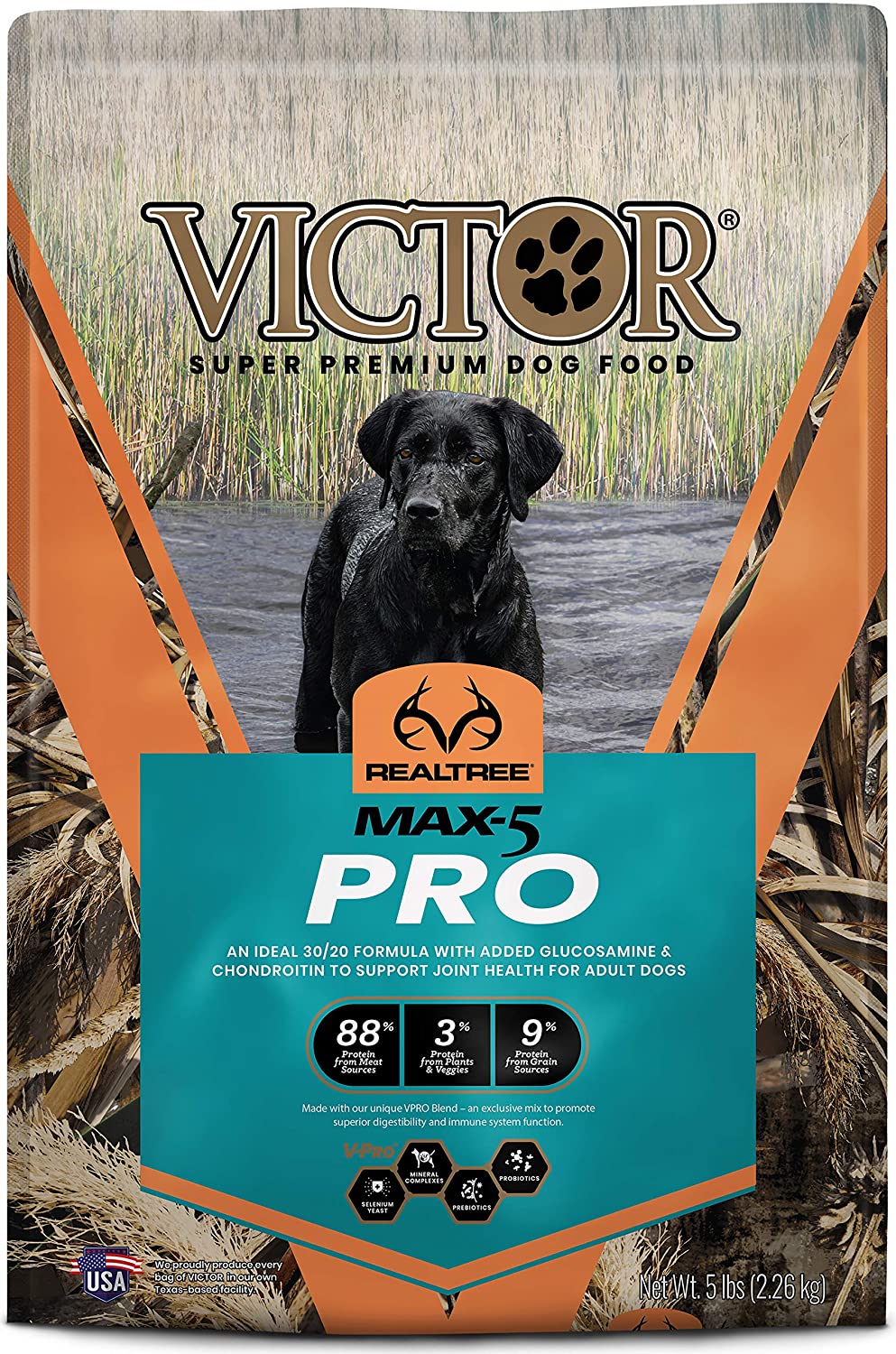 Victor Realtree Max-5 Pro Dry Dog Food - 5 lb Bag  