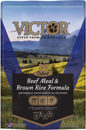 Victor Select Beef & Rice Formula Dry Dog Food - 5 lb Bag