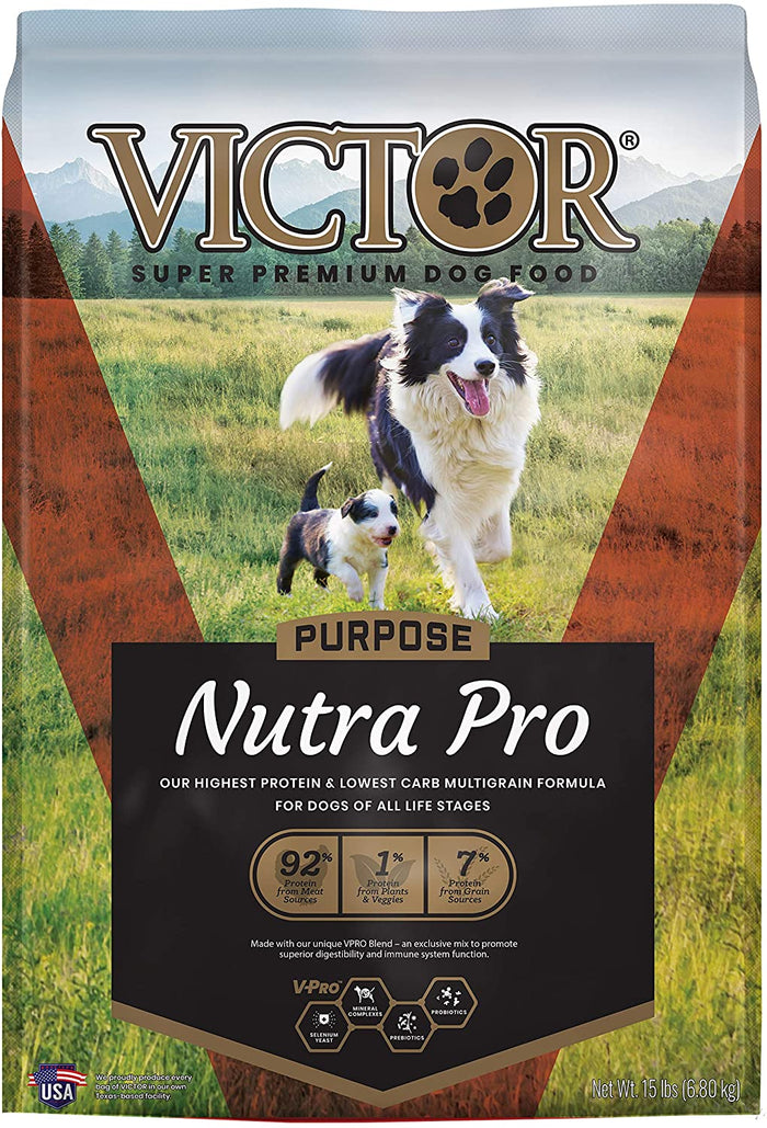 Victor Select Nutra Pro Formula Dry Dog Food - 15 lb Bag