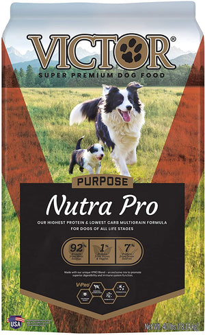 Victor Select Nutra Pro Formula Dry Dog Food - 40 lb Bag