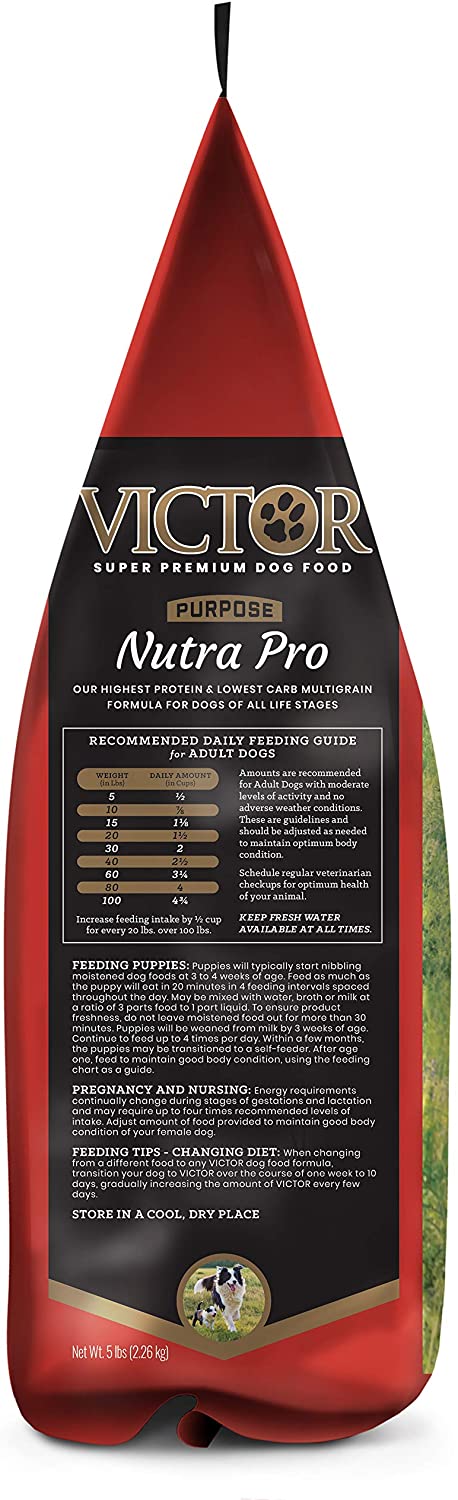 Victor Select Nutra Pro Formula Dry Dog Food - 5 lb Bag  