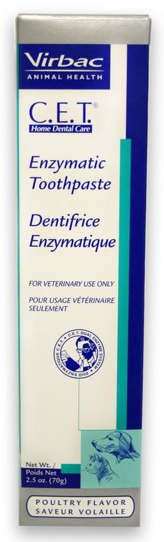 Virbac C.E.T. Enzymatic Pet Toothpaste Poultry Flavor for Dogs and Cats  