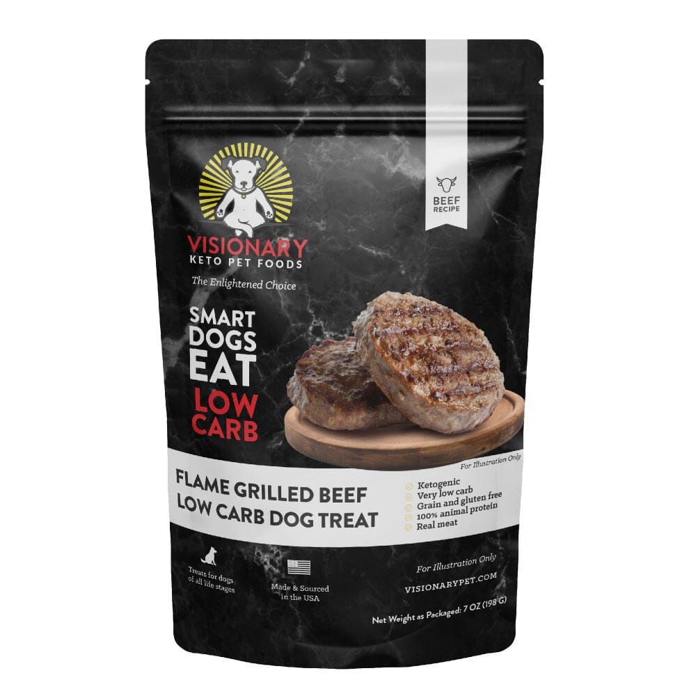 Visionary Pet Beef Recipe Low Carb Keto Treats For Dogs  