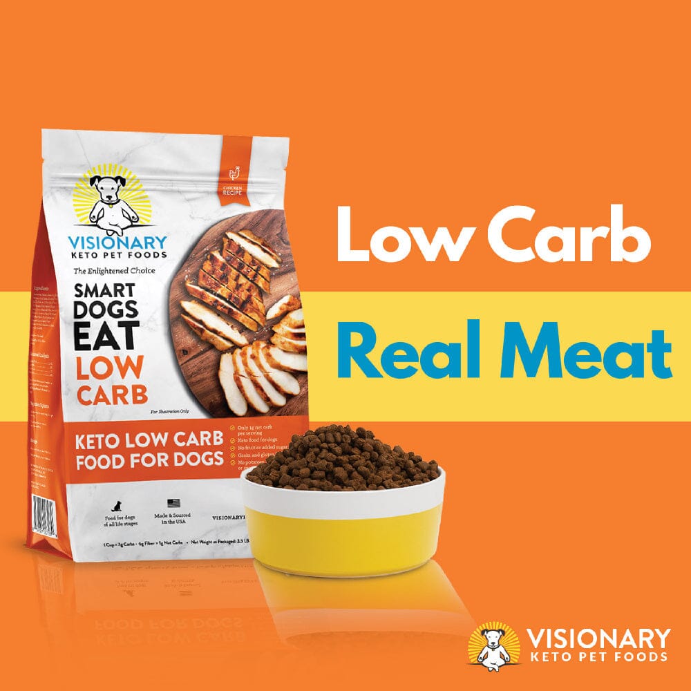 Visionary Pet Chicken Recipe Dry Low Carb Keto Food For Dogs  