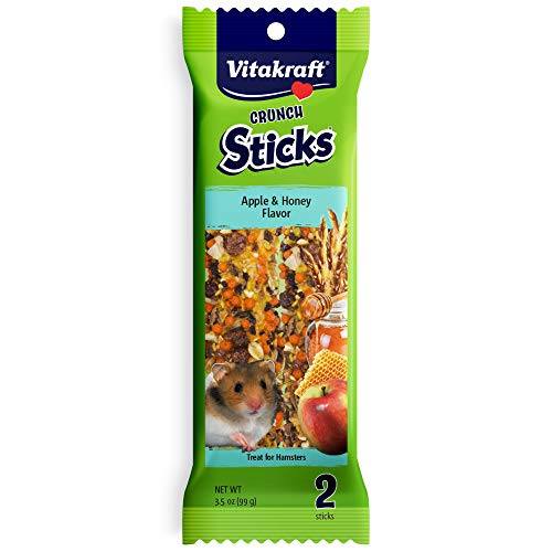 Vitakraft Crunch Sticks - Apple & Honey Flavor Hamster Treat - 3.5 oz  