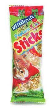 Vitakraft Crunch Sticks - Popped Grains & Honey Flavor Rabbit Treat - 3 oz  