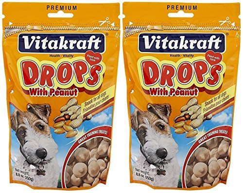 Vitakraft Drops with Peanut for Dogs - 8.8 oz  