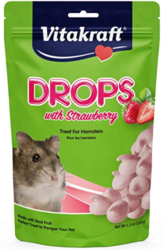 Vitakraft Drops with Strawberry for Hamsters - 5.3 oz