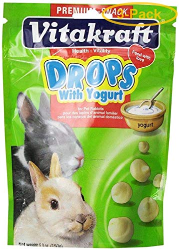 Vitakraft Drops with Yogurt for Pet Rabbits - 5.3 oz