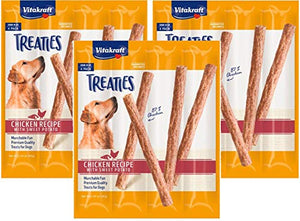 Vitakraft Treaties Dog Treat - Chicken Recipe with Sweet Potato - 4 pk